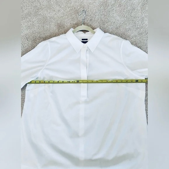 Talbots Poplin Button Back Tunic - Picture 5 of 9